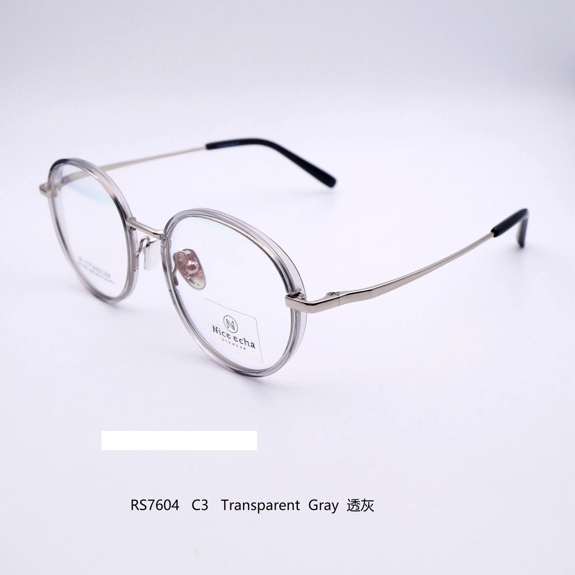 ECHA Instrument Color Manufacturers Direct RS7604 Men and Women Titanium Frame Glasses Myopia Guangzhou City