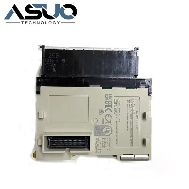 High Quality CJ1W Original Black Digital Output Module PLC CJ1W-OC211 DO 16 AC250/DC24V 2A