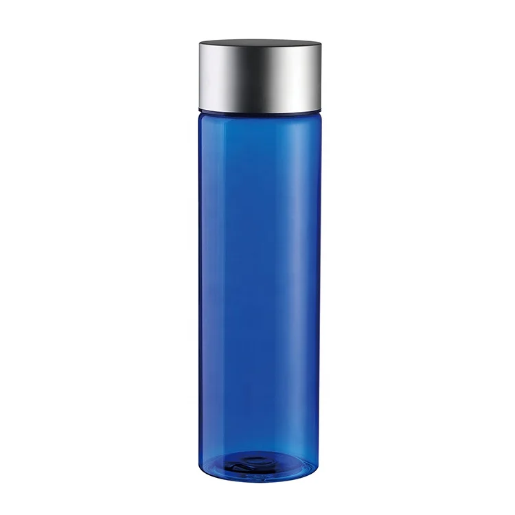 Low Price Voss 1 Liter Unique Custom logo Large Capacity Sport Water Bottle Plastic With Wide Mouth Modern Black Transparent