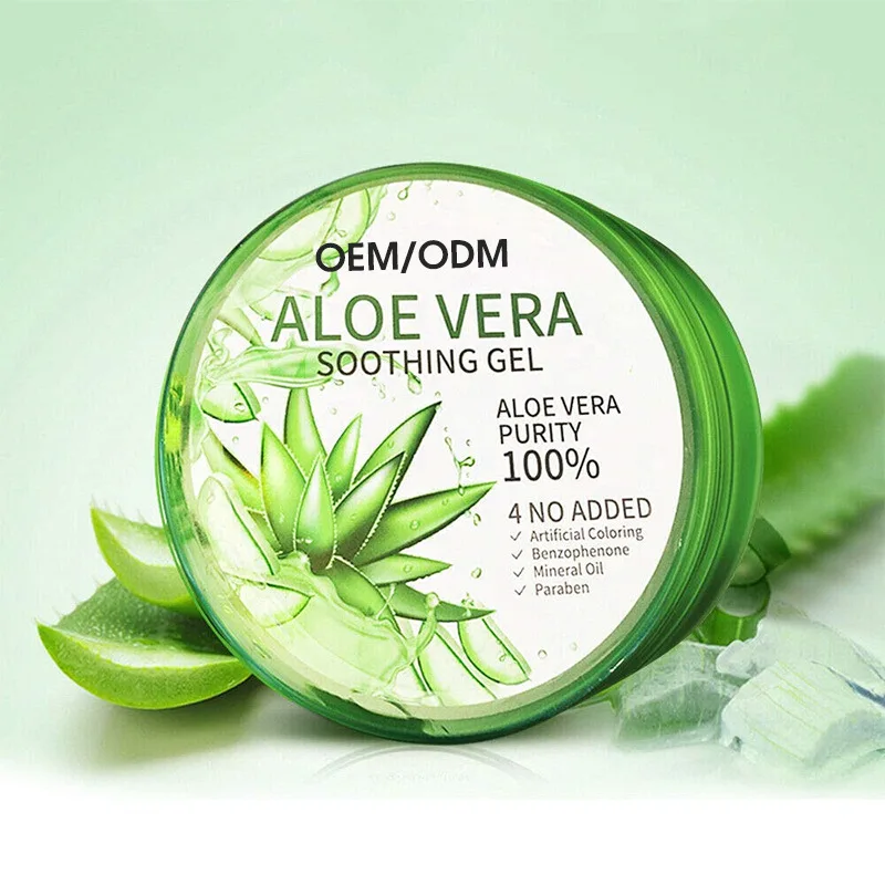 Aloe vera gel OEM увлажняющий уход за кожей гель алоэ крем для лица