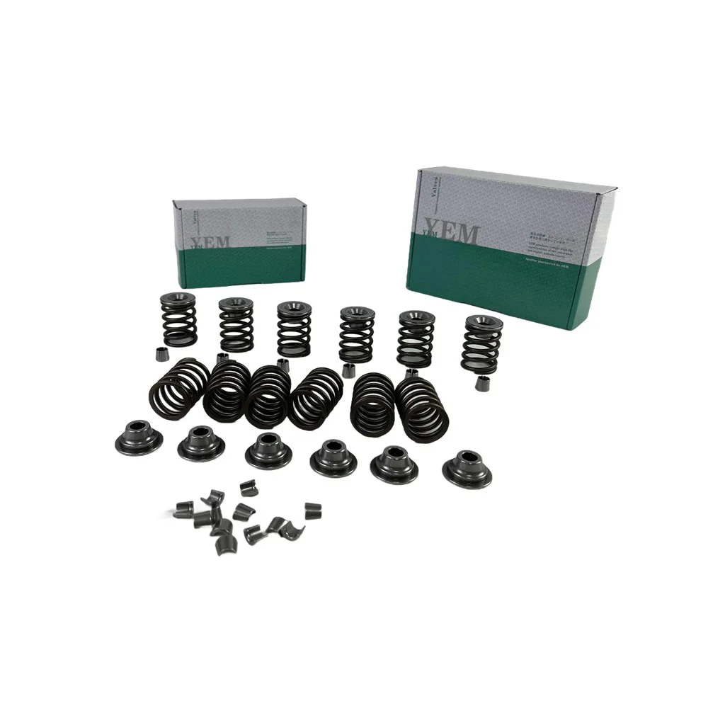 Valve Spring Kit Spring Seat & Retainer 6D102 for Komatsu Standard Size Engine Parts