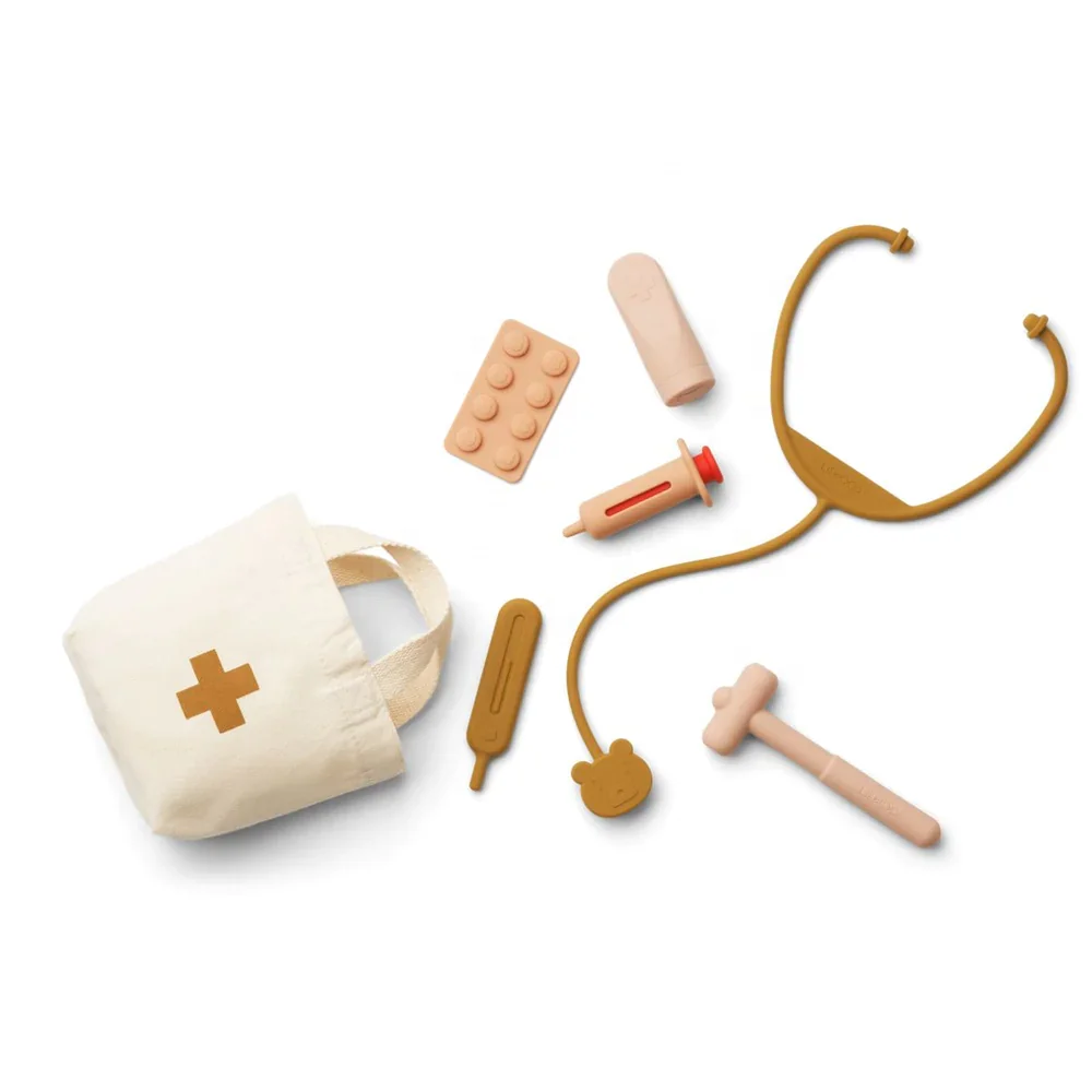 Изготовленная на заказ силиконовая игрушка-врач, ролевая игрушка, развивающий маленький врач, ролевой набор