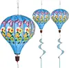 Height 180cm, flower diameter 40cm - blue flower butterfly