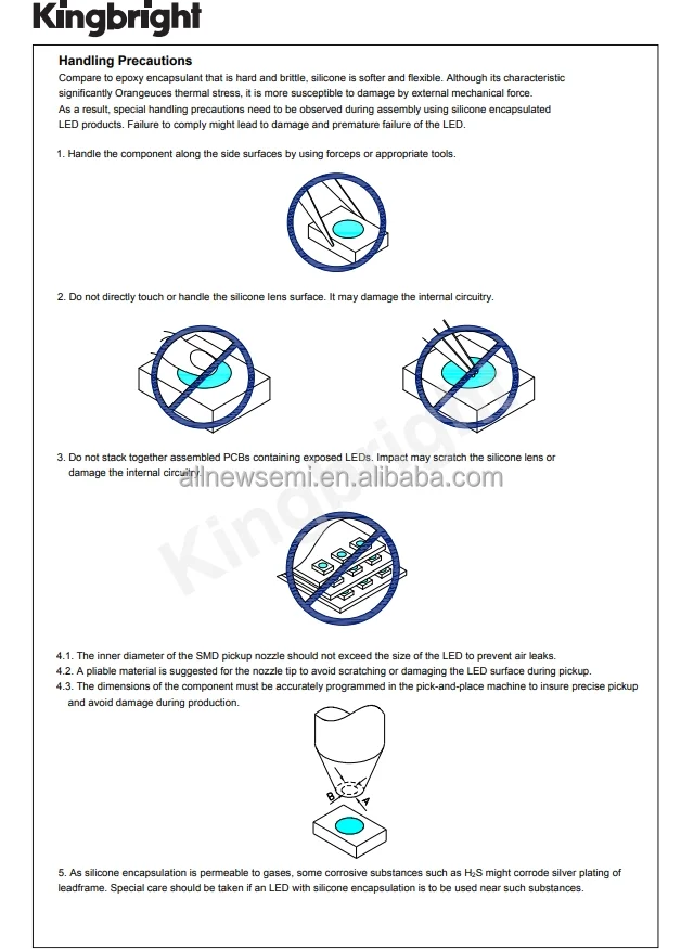 Hot sale Original KAA-3528RGBS-11 LED Optoelectronics Visible LED Triple Color LED Water Clear 2.4mm SMT 4 PIN