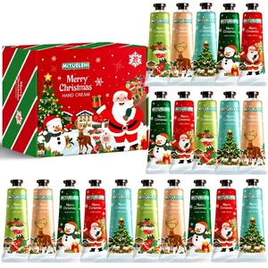 20 Pieces  Popular Christmas  Ingredient Hand Cream with Firming & Moisturizing Effect Gentle Soothing Reduces Hand Dryness