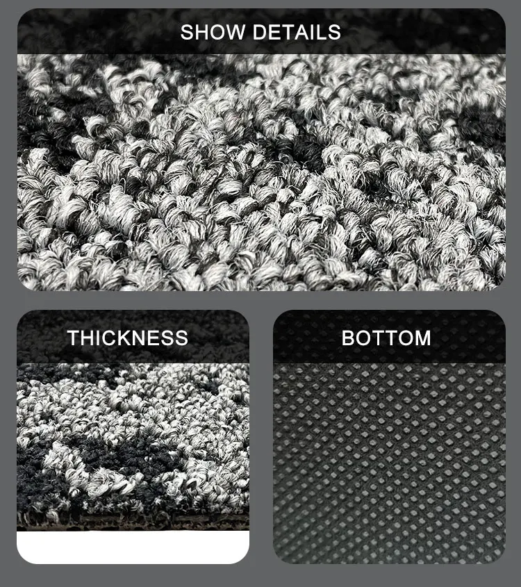 contec Carpet Tiles Durable Floor Tile Office Large square Plain Color Commercial Carpet Tile Nylon