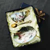 Blue Beauty Single Cup, Saucer and Spoon Gift Box