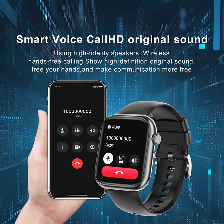 Da Fit APP G104 Smart Watch Men Women 1.83inch BT Calling Fitness Sports Monitor OEM Smartwatch Reloj