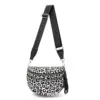 Black and white leopard print