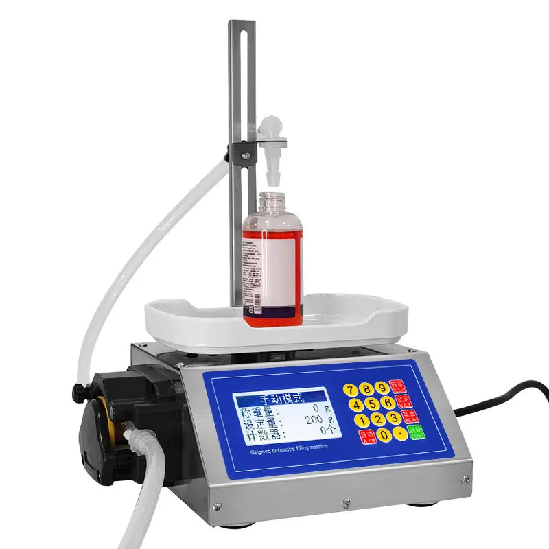 CSY-3500 Diaphragm Pump Weighing Liquid Filling Machine Nail Polish/glue Laundry Detergent Gel Viscous Liquid Filling Machine