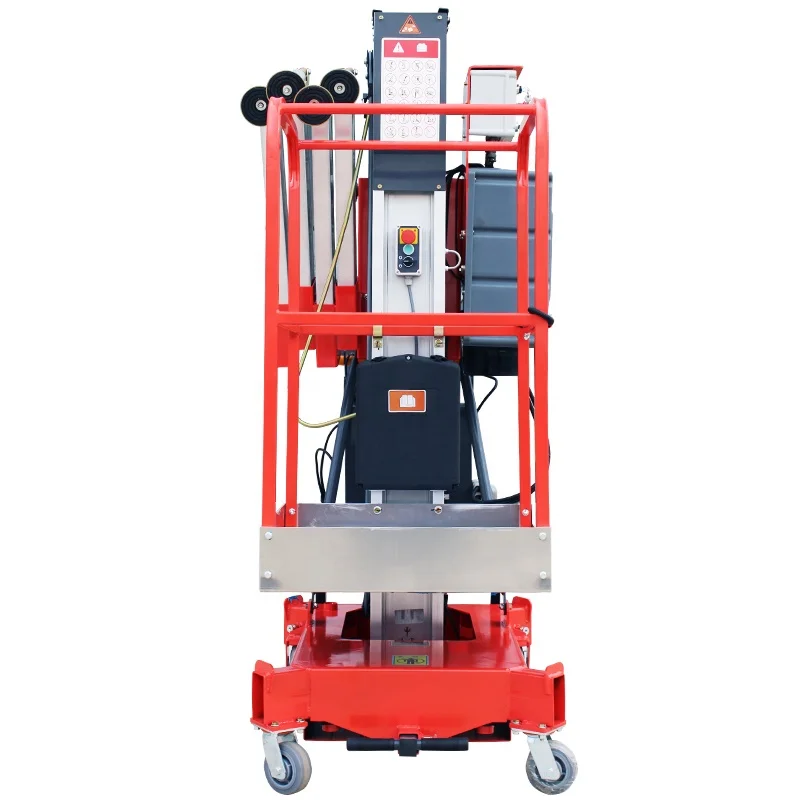 Customized Scaffolding Elevator Aerial Work Lift for Construction Ladder Lift Truck Work Platform Single and Double Mast Lift