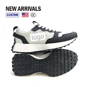 2026 Custom Design Sporty Mesh Neutral Black White Casual Platform Shoes High Quality Comfortable Fleece Winter Spring Autumn