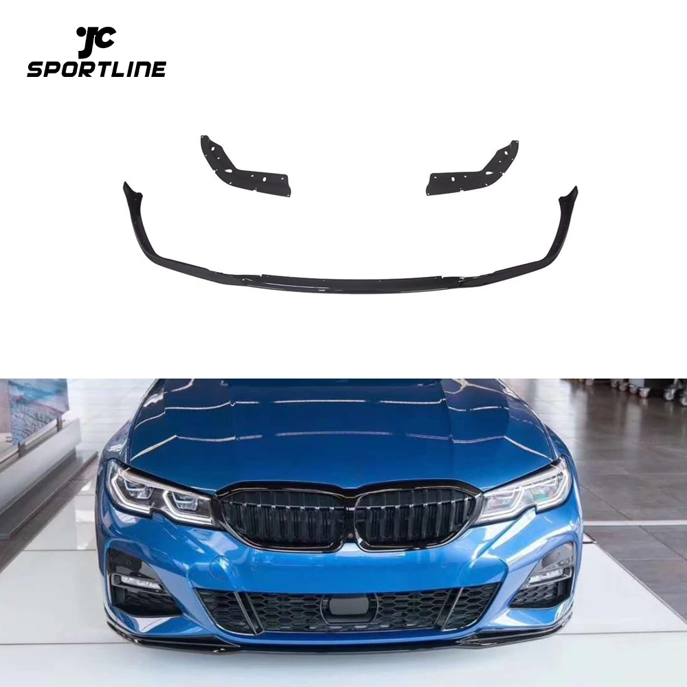 Black Painted Abs New 3 Series G Front Lip Splitters For Bmw G28 325i 3i 328i 335i M Sport 19 Buy G Front Lip Splitters G Front Lip G Front Splitters Product