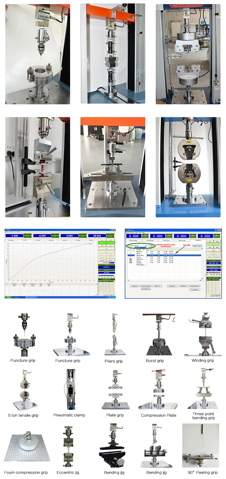 Electronic Universal Testing Machine with GB/T16491-1996 Standard Customizable Max Load and High Accuracy