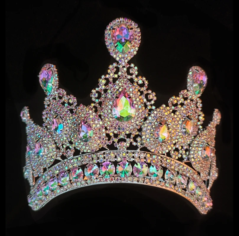 Pageant Crown Curved Adjustable Band Tiara For Queen Buy Adjustable