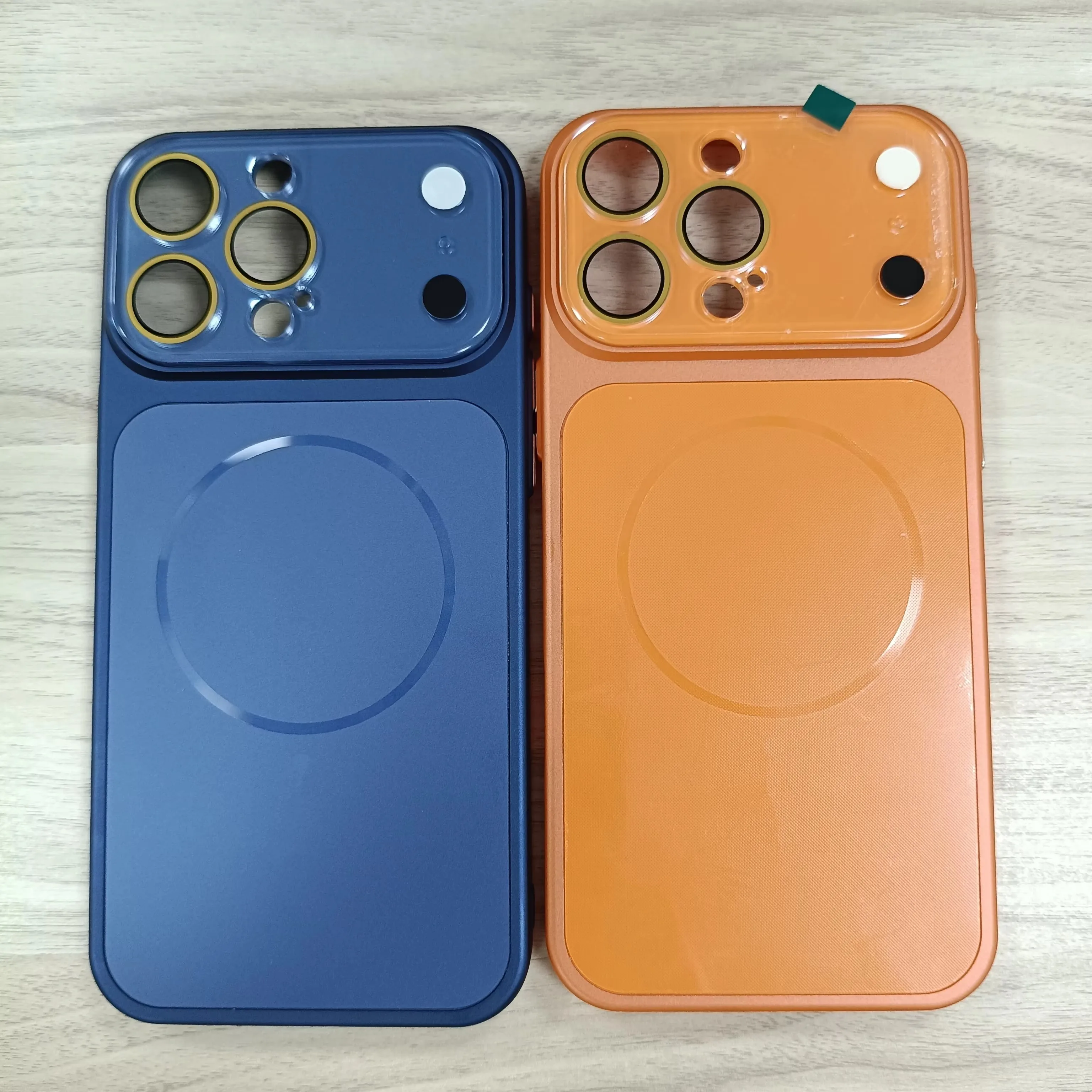 product laudtec ag frosted glass phone case for iphone 17 air 16 15 pro max magnetic shockproof back lens protection cover sjk1105-4