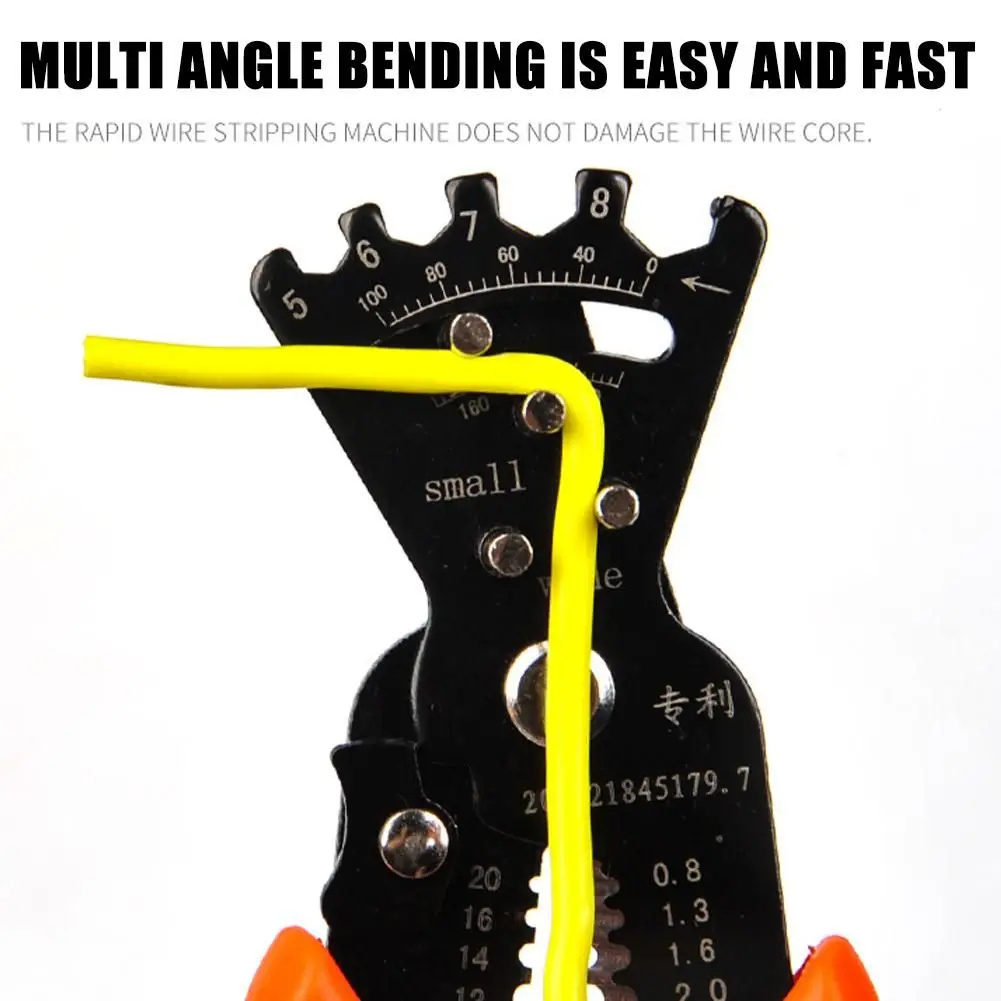 5 in 1 Multifunctional Pliers Wire Stripper Winding Hardware Tool Universal Wire Cutters for Electrician Skin Pressing Wire