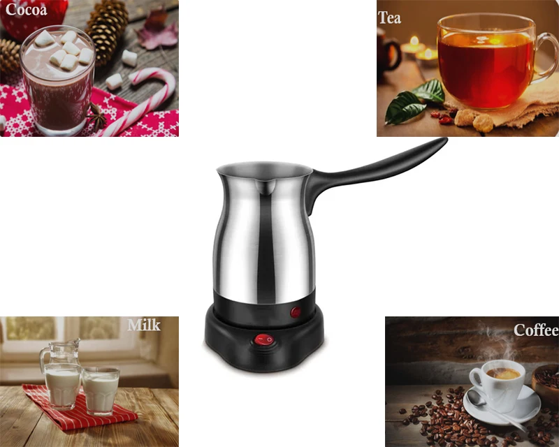 500ml Commercial Electric Turkish Coffee Maker Ibrik Coffee Pot ...