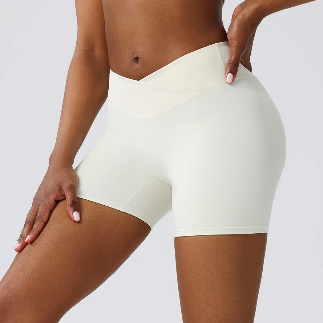 Universal Women Short Sports Shorts Soft High Elastic Breathable Cooling Four Seasons Fitness Shorts
