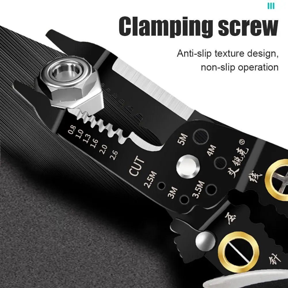 Electrician's Choice Copper Wire Stripper & Splitting Tool with Clamping Feature for Electrical Equipment