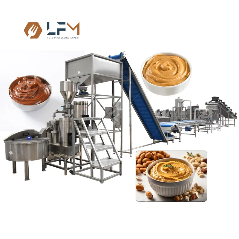Sesame Seeds and Almond Butter Making Machine Grinding Peanut Butter Plant Manufacturer in China Zambia