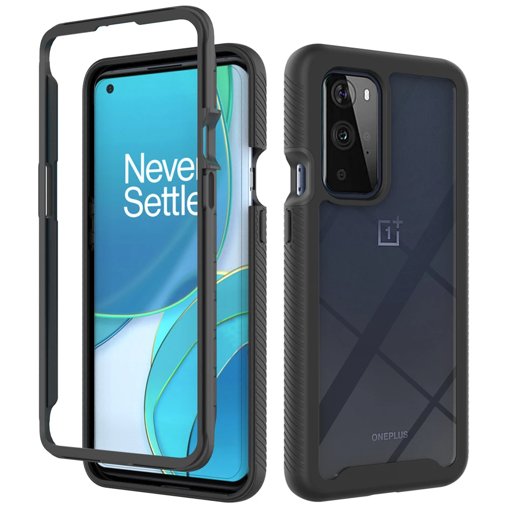 Rubber Frame Armor Grade Defender PC TPU Rugged Shockproof Case For OnePlus Nord N300 N200 N10 N20 10T 10 Pro 5G Cover