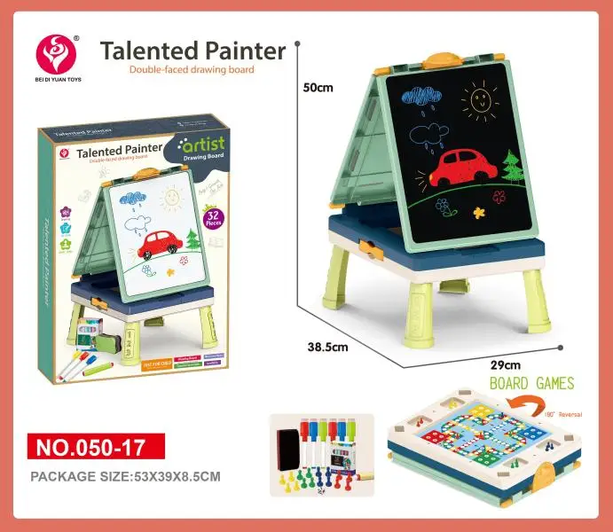 Talented Painter - Double Face Drawing Board For Kids (31 pcs) –  JrBillionaire