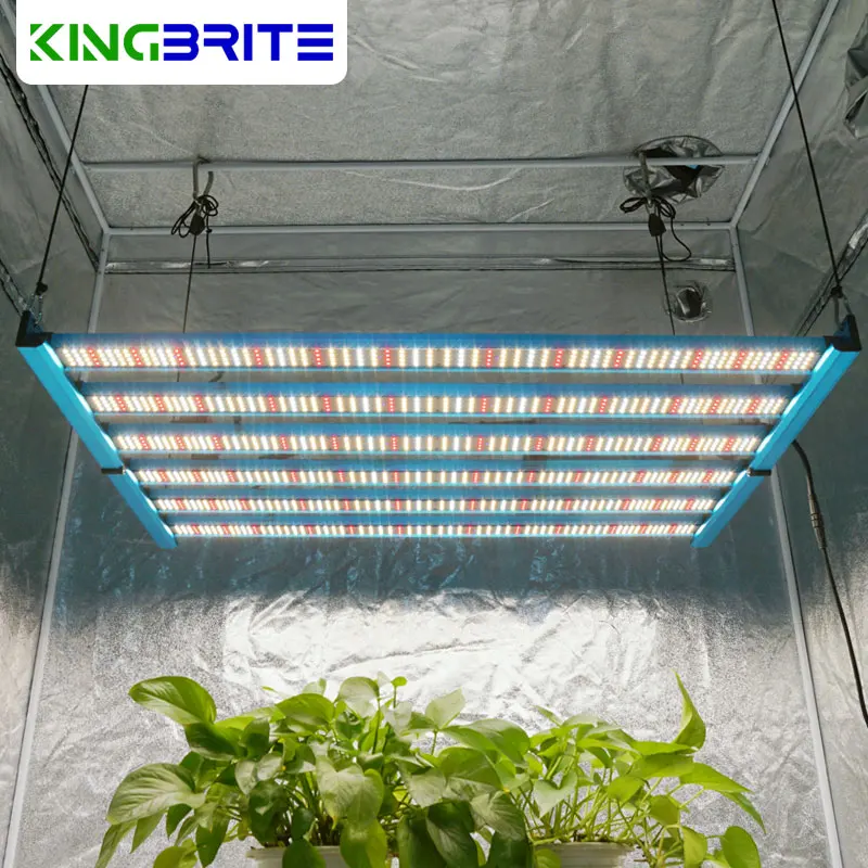 High PPFD KingBrite 480W LED Grow Lights Bar - Full Spectrum