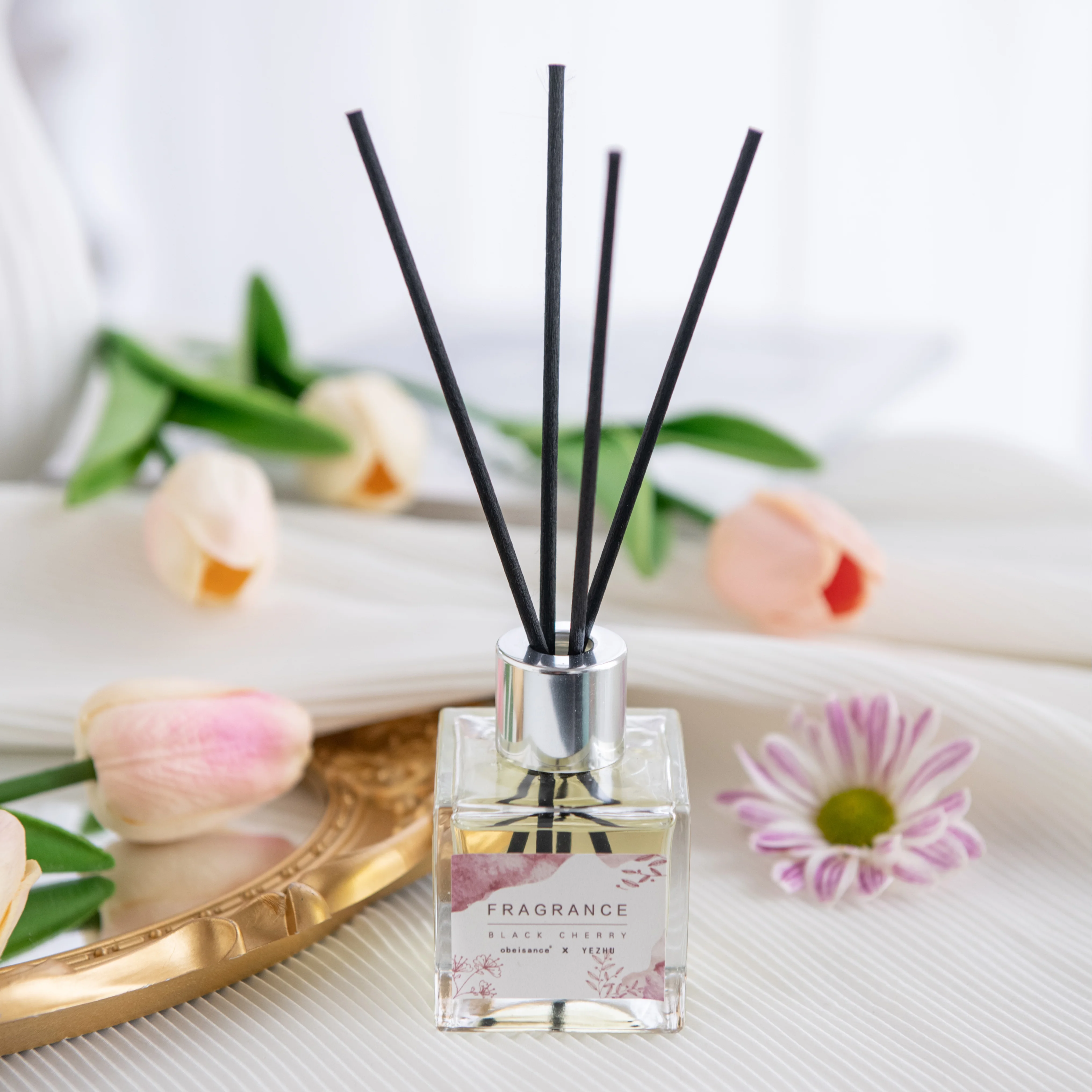 50ml Fireless Essential Oil Diffuser Bottle Aromatherapy Home Decor Aroma Diffuser Air Freshener Hotel Reed Diffuser
