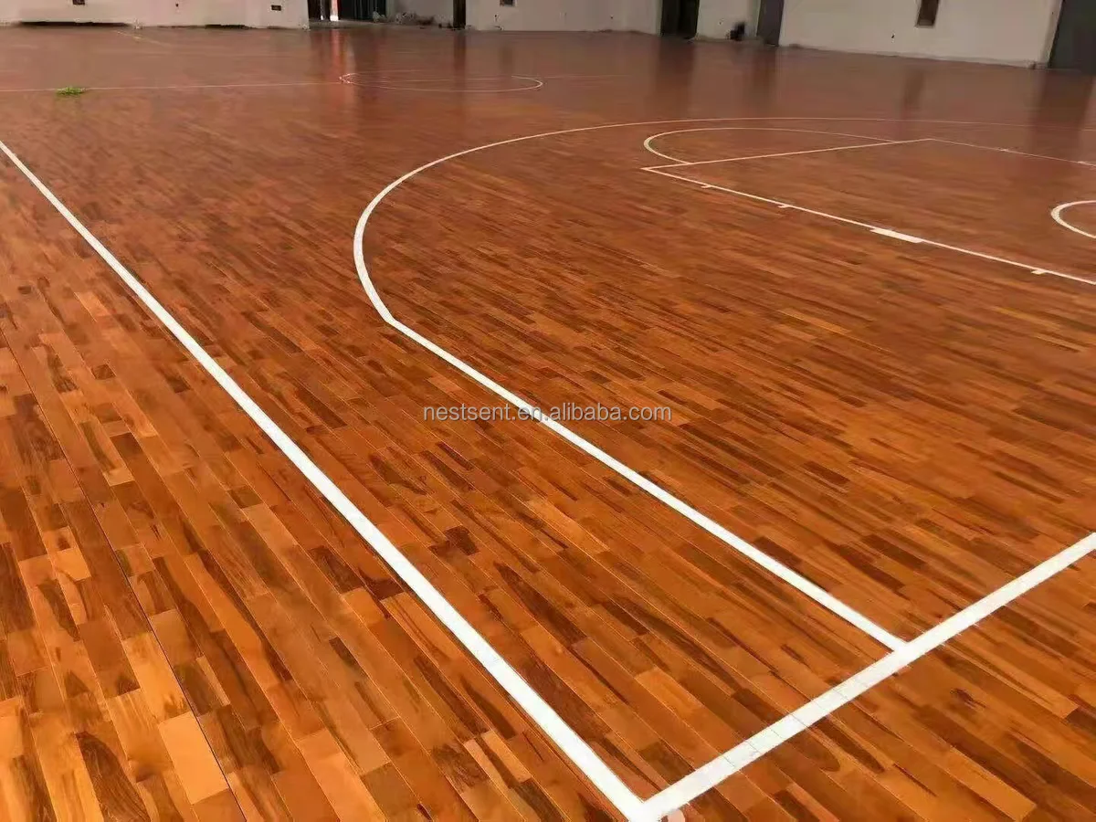 Professional Basketball Courts Maple Solid Wood Flooring/sports Ground