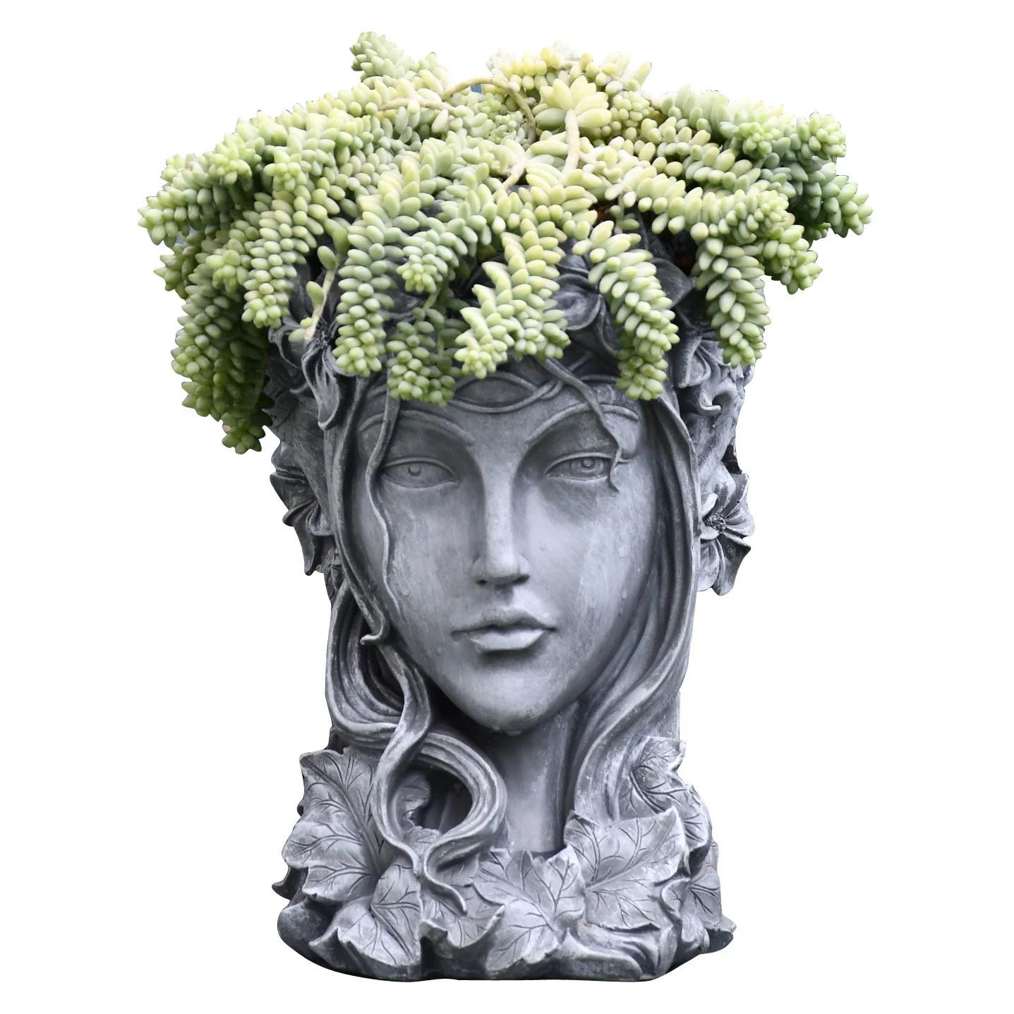 Creative Flower Pot Head Figurine Garden Decor Resin Greek Goddess Flower  Pot Custom Home Decoration, image size:1437x1437