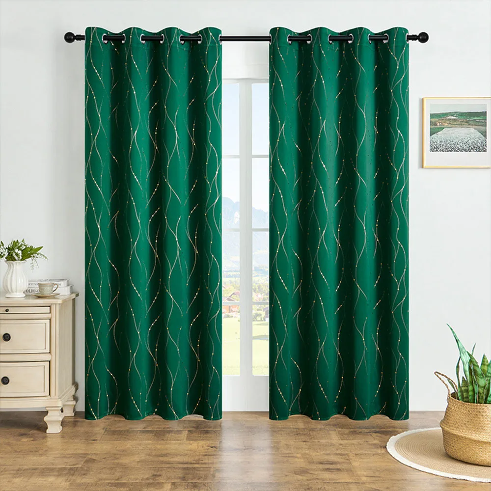 Simple Brief Contemporary High Shading Quality Fabric Terylene Indoor Living Room Canteen Balcony Window Curtain
