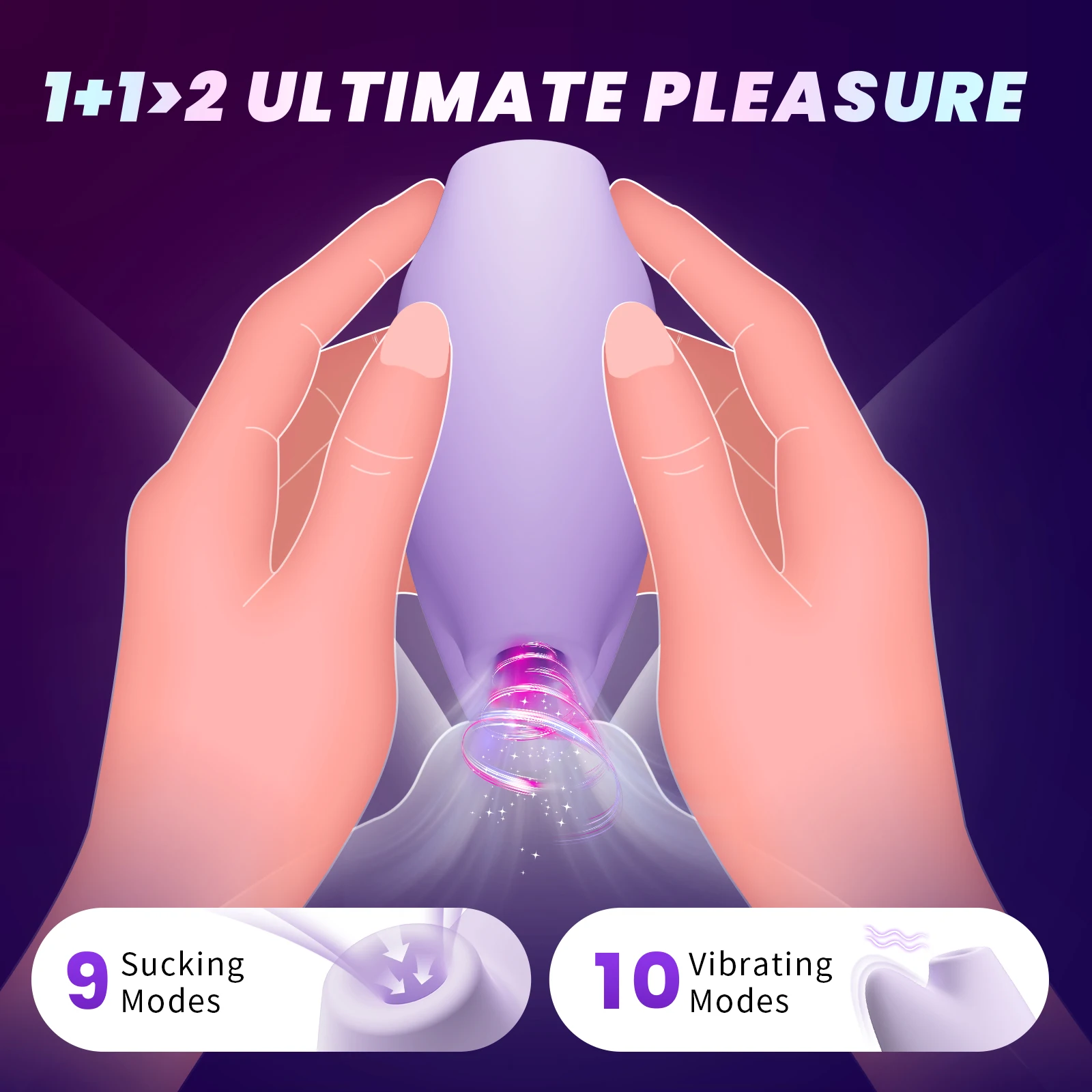 Kovida Vidiosex Ghost 2 in 1 Vibrator Sucker Breast Suction Women Sex Toys  Vibrator for Female Vibromasseur Extravagant