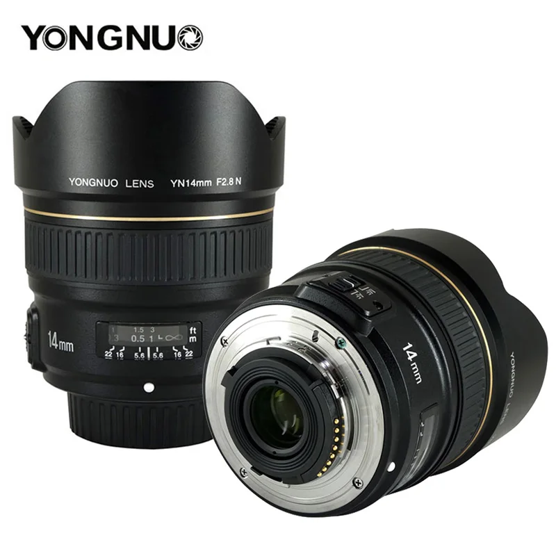 ヨンヌオ 14mm F2.8 超広角単焦点レンズ YN14mm オートフォーカス AF