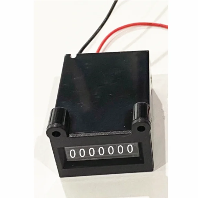 DOTO 7 Digit Digital Mechanical Counter Meter Dc 12V 24v Pulse Counter Electromagnetic Counter