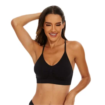 Solid Color Wire Free Skin Friendly Lingerie Women Sexy High Quality Seamless Push up Breathable Bra for Women Women's Underwear
