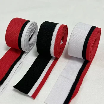 Factory custom mixed color 25mm soft cotton belts decorative webbing sewing on clothes pants and other clothing accessories