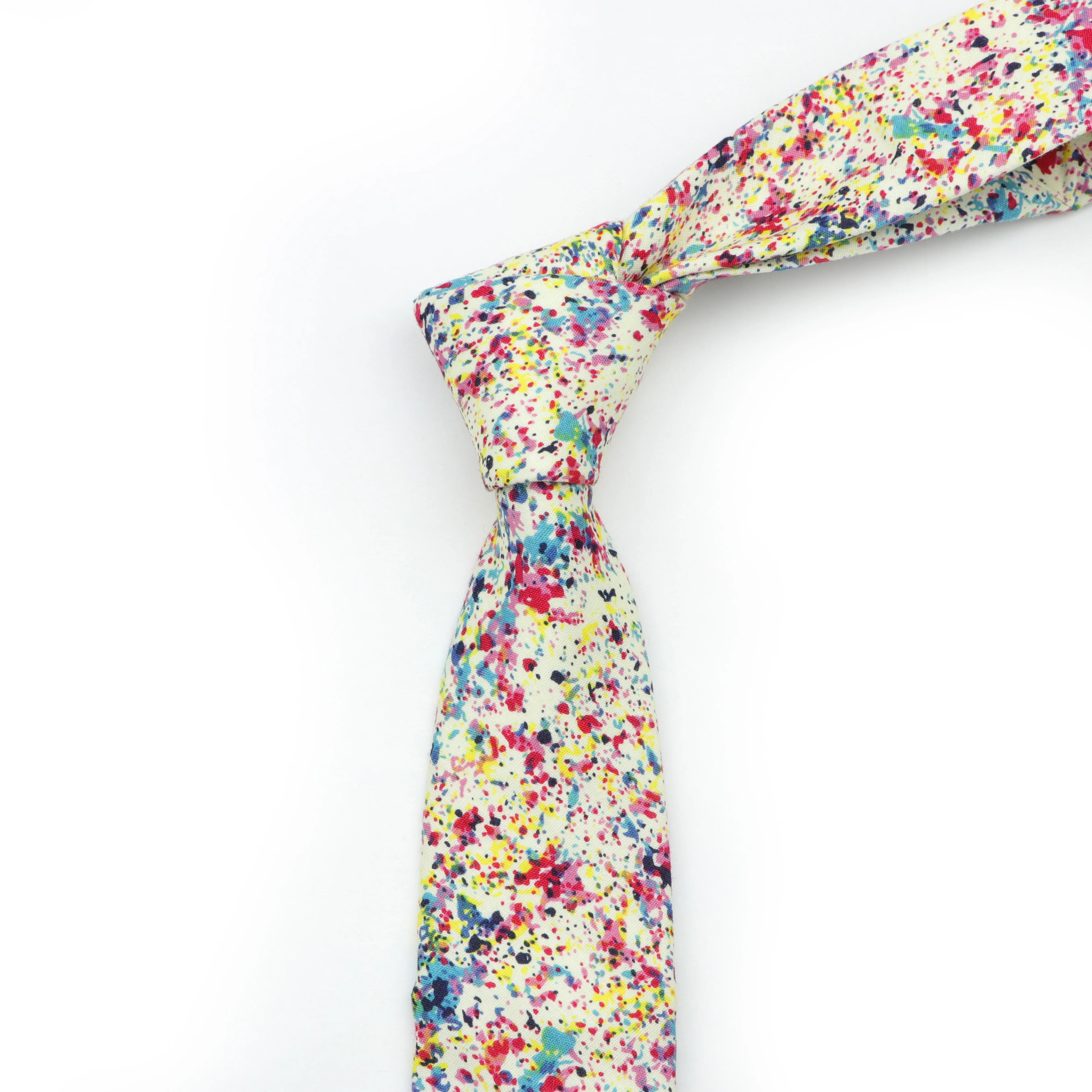 Хлопковый галстук с цветами мужской галстук с цветными цветами узкий галстук с пейсли узкий толстый галстук