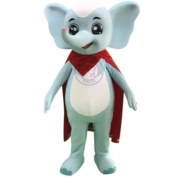 Qiman Best price Custom Wholesale Elephant movie cartoon cosplay fancy dress mascot costumes for adults