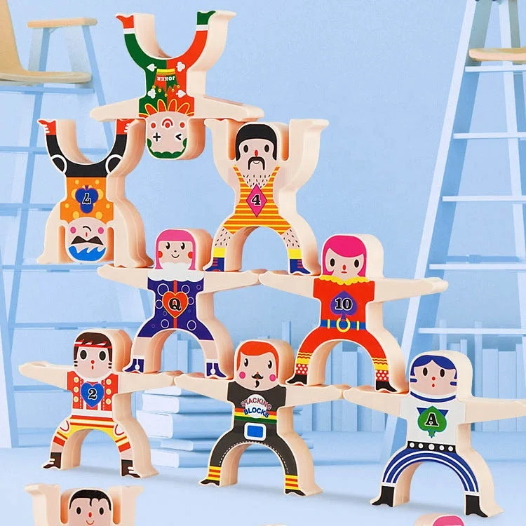 Jeu D'Équilibre Tour 360° – Blocs Empilables Colorés Pour Enfants Adultes, Jouet De Construction Et Fête
