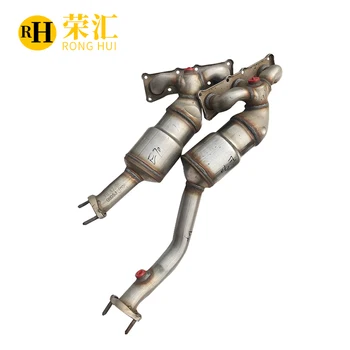 Exhaust three way catalytic converter for BMW E70 high performance