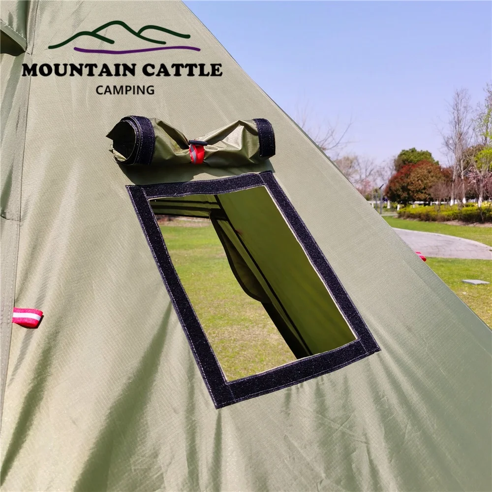 Ultralight Foldable Tipi Tent For 3-4 Persons - Oem