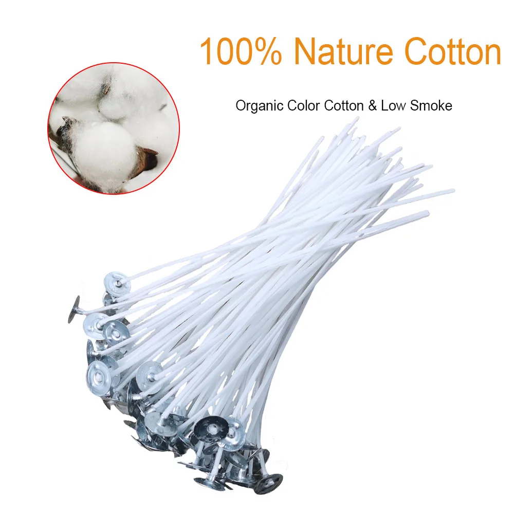 Wholesale 100 Pcs Candle Wicks Smokeless Wicks Diy Candles Making