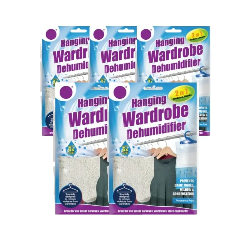 Harbour Housewares Dehumidifier 500ml Pack Of 10 - Lavender - Interior Condensation Moisture