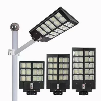 High Lumen Solar  Street Light High Power Led 300W 400W 500W 1000W Manufacturers ABS All in One Street Lamp for Garden Pathway