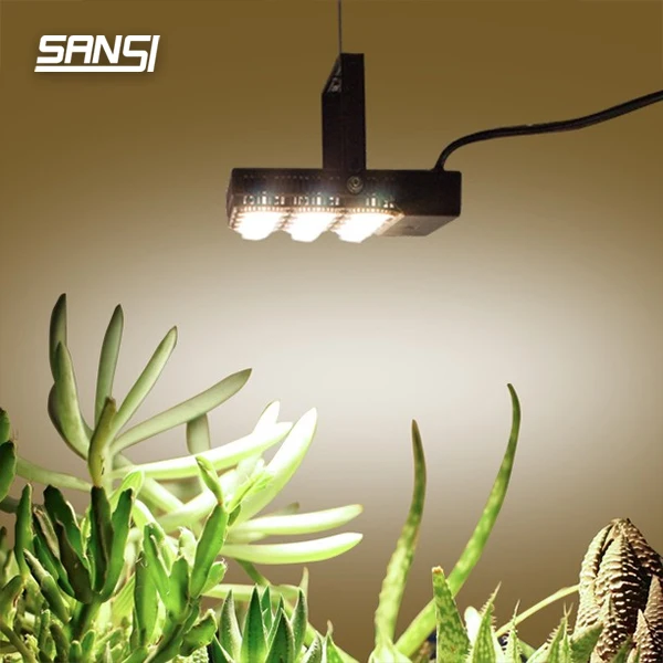 ELEOPTION Lámpara LED De Cultivo Espectro Completo 45W, Con Luz UV, IR, Azul Y Roja, Para Plantas De Interior, Invernadero E Hidroponía, Ahorro Energético
