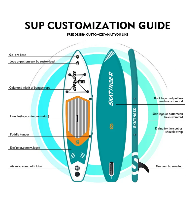 Skatinger Wholesale Stand Up Paddleboard Sap Surf Inflatable Surfboard ...