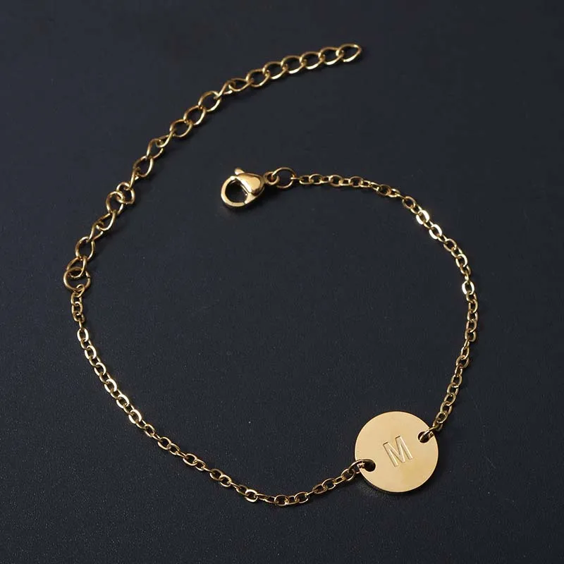 Initial Charm Bracelet