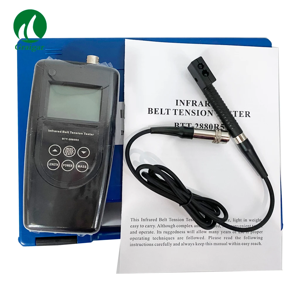Range 10~500Hz MeterTo Infrared Belt Tension Tester BTT-2880R5 Tensiometer Range 10~500Hz MeterTo Infrared Belt Tension Tester BTT-2880R5 Tensiometer