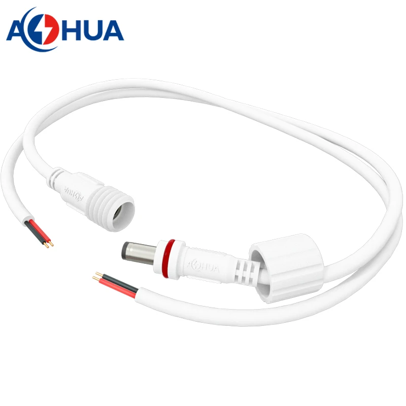 AOHUA IP65 Waterproof Male Female M13 2 Pin Dc Connector Plugs for Led Lighting